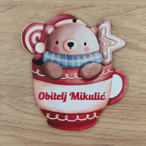 Kuglice za bor  / ukrasi za jelku - personalizirano
